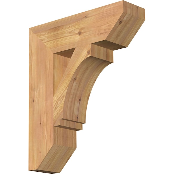 Ekena Millwork Imperial Slat Smooth Bracket, Western Red Cedar, 5 1/2"W x 20"D x 24"H BKT06X20X24IMP06SWR - main